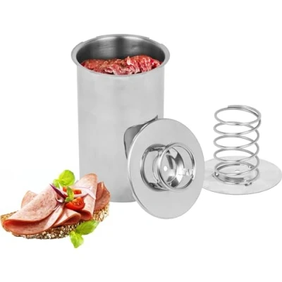 Immagine di MultiDepot Browin 313015 bollitore prosciutto, pentola a pressione per prosciutto 1,5 kg ham maker, acciaio inossidabile
