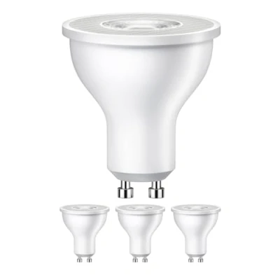 Immagine di ledscom.de 4 lampadine GU10 LED, PAR16, bianco caldo (2700 K), 5,8 W, 468lm, 33