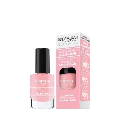Immagine di Deborah Milano Professional Smalto Curativo per Unghie Danneggiate, Multi Azione, più Levigate, Forti, Riparate e Indurite, 9.5 ml