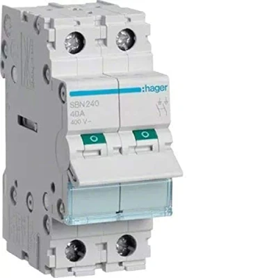 Immagine di Interruptor modular, 2 polos, 40A