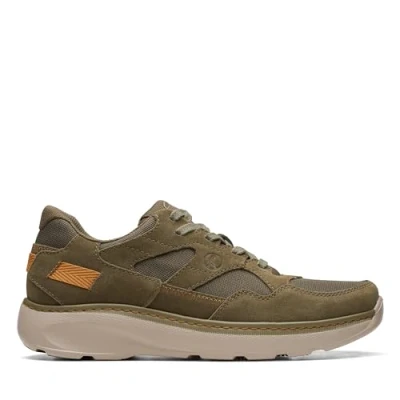 Immagine di Clarks Porta Chartlite, Scarpe da Ginnastica Uomo, Dark Olive Combi, 39.5 EU