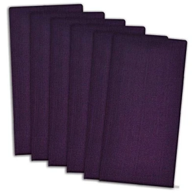 Immagine di DII 100% Cotone, variegato, Lavabile in Lavatrice Table Top Tovagliolo Eggplant
