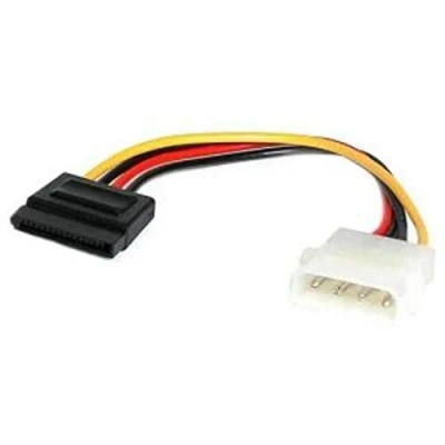 Immagine di StarTech.com Cavo Adattatore di alimentazione a SATA 4, Connettore interno 4 pin da 15 cm