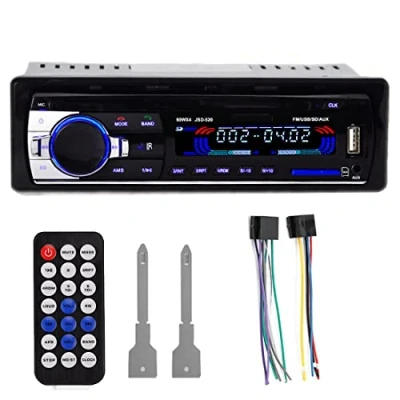 Immagine di VIGORTHERIVE Autoradio Stereo 520 Bluetooth con Telecomando 12V in Dash 1 DIN Car MP3 Multimedia Player Connettore ISO FM/USB/SD/AUX