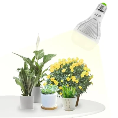 Immagine di SANSI A19 15W LED Coltiva La Luce E27 Aggiornato Spettro Completo Pianta per Giardinaggio Piantina Giardino, Fiori, Serra
