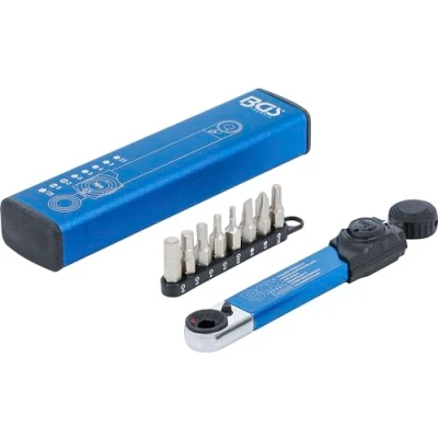 Immagine di BGS 74295 Chiave dinamometrica Uscita esagonale 6,3 mm (1/4&quot;) 2 10 Nm con set di punte 9 pezzi