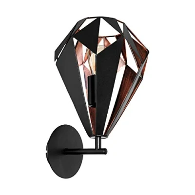 Immagine di EGLO Applique Carlton, nero/rame