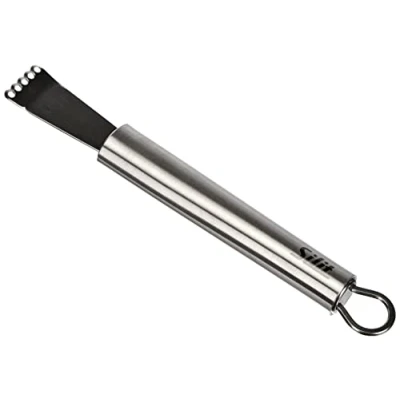 Immagine di Silit 2142302674 Raschietto per Limoni, Materiale: Acciaio Inox 18/10 lucidato. Antiruggine, Lavabile in lavastoviglie, Stabile, igienico, Resistente agli acidi e indistruttibile