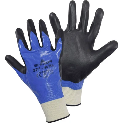 Immagine di Showa 377 Gr.L 4703 Poliestere, Nylon, Nitrile Guanto per meccanica e assemblaggio Taglia (Guanti): 8, L EN 388 CAT II 1 Paio/a