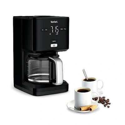 Immagine di Tefal Smart N Light CM6008, Caffettiera con filtro, capacità 1,25 l, testina di estrazione extra large, programmabile 24 h, funzione aroma, spegnimento automatico in 30 minuti, anti goccia