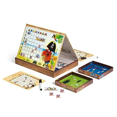 Immagine di Janod Pirates Battleship Game Family Touch and Sink For children from the Age of 5, J02835