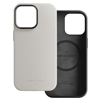 Immagine di Native Union Custodia Attiva Compatibile con MagSafe e Magneti Integrati Design Robusto Materiali Riciclati Protezione Anticaduta fino a 10ft per iPhone 15 Pro Max (Pietra Arenaria)