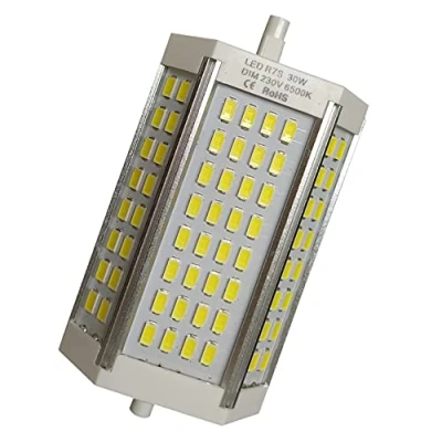 Immagine di LED ATOMANT Lampadina R7S 30W 118mm Regolabile, Colore Bianco Neutro (4500K), 3000 Lumen, 360 gradi, Sensa Ventilatore