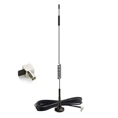 Immagine di Bingfu Antenna 4G LTE 7Dbi TS9 Maschio Adattatore Base Magnetica Cavo Prolunga 3meter/9,84ft per Vodafone Modem USB Router Hotspot Mobile