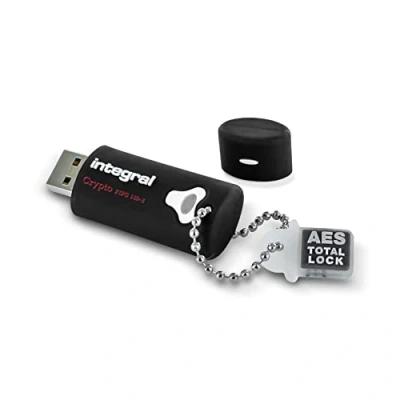 Immagine di Integral Crypto 140 USB 2.0 Flash Drive con crittografia Hardware AES 8 go