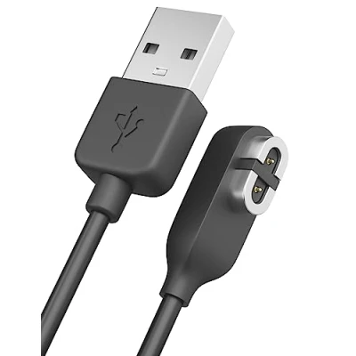Immagine di Sinoacc Cavo di ricarica per Shokz Aeropex AS800 e OpenComm ASC100SG, OpenRun &amp; Pro S810 USB ricambio magnetico da 1,9 m cuffie a conduzione ossea AfterShokz