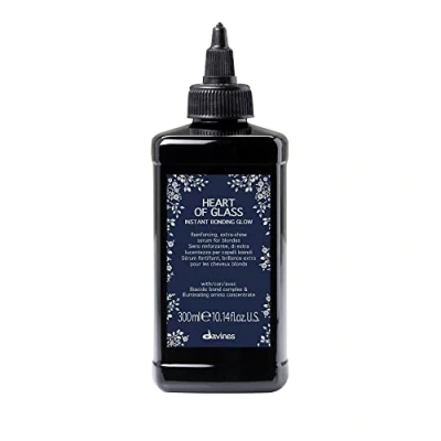 Immagine di DAVINES HEART OF GLASS Instant Bonding Glow siero rinforzante extra lucentezza capelli biondi 300ml