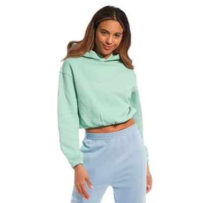 Immagine di Light &amp; Shade Felpa Corta con Cappuccio da Donna, Menta, XL