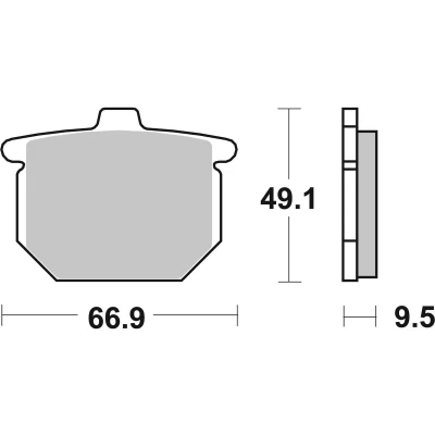 Immagine di TRW Organic Allround MCB54 Kit pastiglie freno
