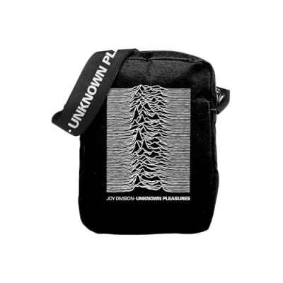 Immagine di Rocksax Borsa a tracolla Joy Division Unknown Pleasures, Nero,