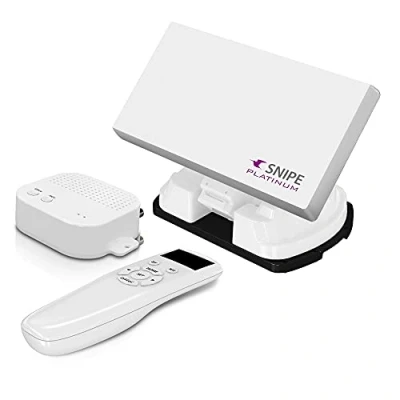 Immagine di Selfsat Snipe Platinum Single Vollautomatische Satellitenantenna App Astra