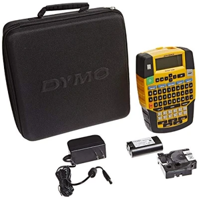 Immagine di Dymo Rhino 4200, Kit Stampante per Etichette a Trasferimento Termico (1.9 cm, Code 128 (A/B/C), 39, Querty, AA)