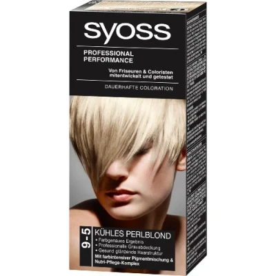 Immagine di Syoss Professional Performance Coloration 9 5 immagine perl Blond livello 3, 1er Pack (1 pezzi)