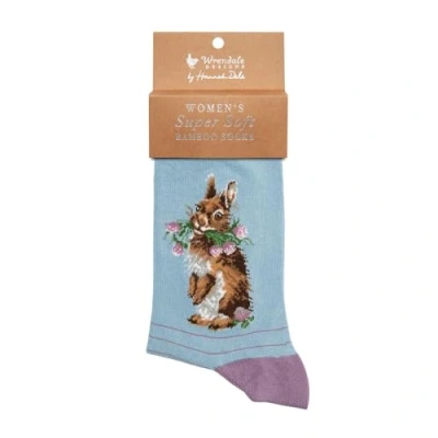 Immagine di Wrendale Designs Calze Coniglio Testa Clover Tacchi, Multi, 4 7