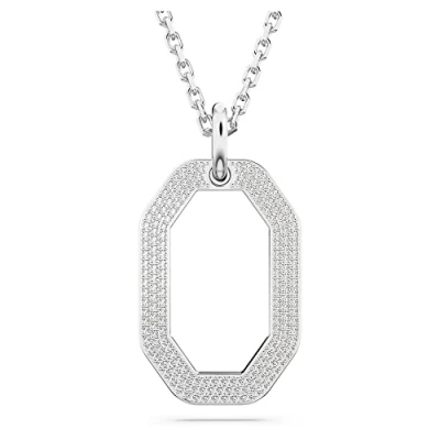 Immagine di Swarovski Dextera Octagon Shape Ciondolo, Donna, Taglia: One Size, Silver tone