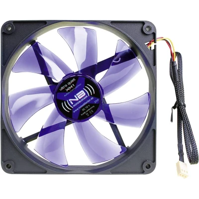 Immagine di NoiseBlocker BlackSilent XK1 Ventola per PC case Nero, Blu (trasparente) (L x A P) 140 25 mm