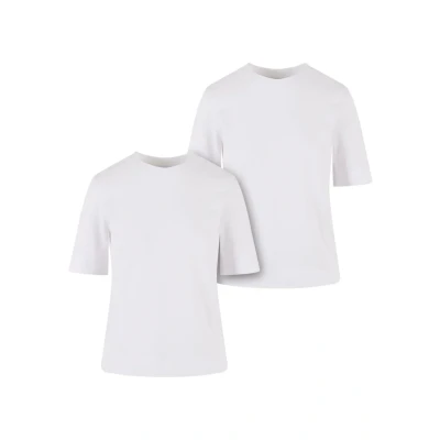 Immagine di Urban Classics Classy TEE 2PACK Tshirt basic, Donna, Taglia: Large, white