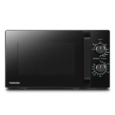 Immagine di Toshiba MW2 MG20PF(BK)/GE Forno a microonde 800 W con griglia e combinazione croccante, 5 livelli di potenza, potenza 1000 W, nero