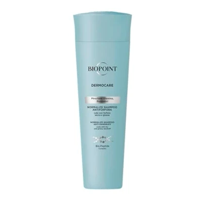 Immagine di Biopoint Dermocare Normalize Shampoo Antiforfora per Capelli con Forfora Secca e Grassa, Azione Detergente Normalizzante, Dona Puliti Sani, 200 ml