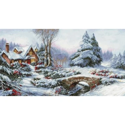 Immagine di Luca S Set Punto Croce, Cotone, Multicolore, 45 x 34 cm