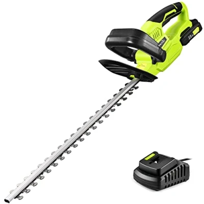 Immagine di SnapFresh 20V Tagliasiepi a batteria 55 cm lunghezza di taglio, 14 mm distanza tra i denti, incl. raccoglitore detriti, con e Caricabatterie