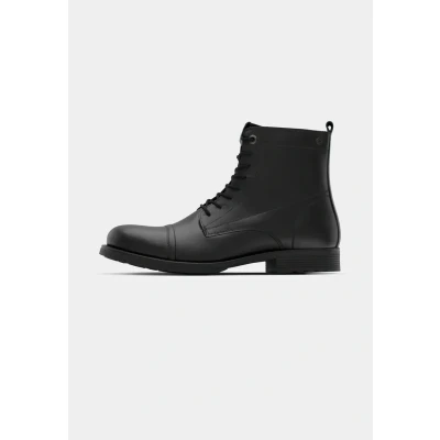 Immagine di Jack &amp; Jones Jfwshaun BOOT Stivaletti stringati, Uomo, Taglia: 40, Anthracite Pelle