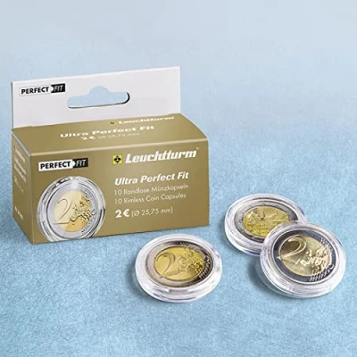 Immagine di Leuchtturm Ultra Coin Capsules for 1 oz. Maple Leaf Gold (30,00 mm), Pack of 10