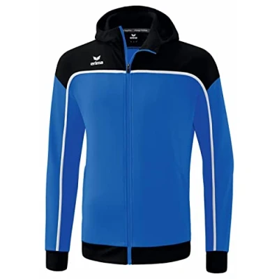 Immagine di Erima Change By Giacca da Allenamento con Cappuccio, new royal/nero/bianco, M Uomo