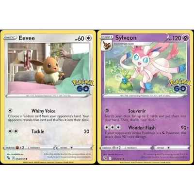 Immagine di Sylveon 035/078 Pokemon Go Foil Lotto di carte Evoluzione Eevee