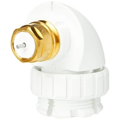 Immagine di Danfoss Winkeladapter für Thermostatköpfe Raw und RA2000 013G1350, Argento, Bianco, s