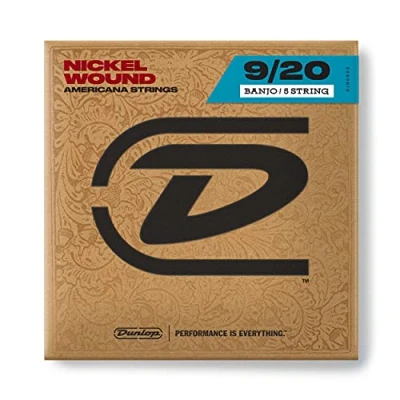 Immagine di Djn0920 Banjo Nickel Wound, Light Set/5, &#039;09 20, 5 corde