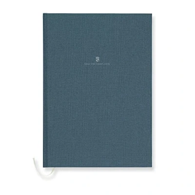 Immagine di Graf von Faber Castell 188635 Taccuino con copertina in lino DIN A4 blu
