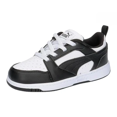 Immagine di PUMA Rebound V6 Lo AC Inf, Sneaker Unisex Bimbi 0 24, White Black, 22 EU