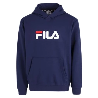 Immagine di Fila Sande Classic LOGO Hoody Unisex Felpa con cappuccio per bambini, Taglia: 134/140, Medieval blue