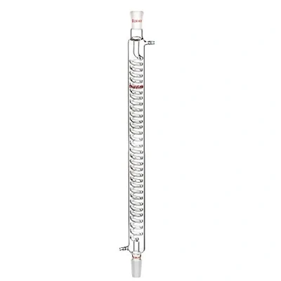 Immagine di StonyLab Condensatore Graham in Vetro Borosilicato Condenser con Giacca 24/40 Joint 500mm Lunghezza Del Bicchiere da Laboratorio