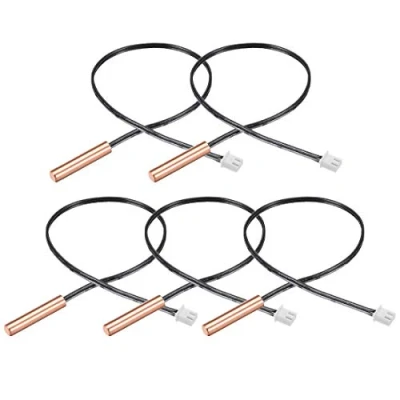 Immagine di 5pcs 15K NTC Thermistor Probe 15.7 pollici Rame Sensibile Temperatura Temp Sensore per Condizionatore