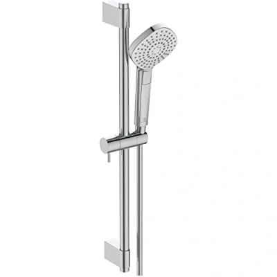 Immagine di Ideal Standard B2234AA Idealrain EVO Diamond asta doccia con doccetta a 3 funzioni, murale da 600 mm, cromato