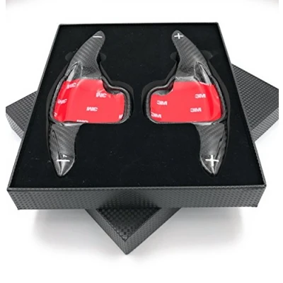 Immagine di H Customs Shifters Padlle Shifter Comandi Del Cambio Jack di Spostamento Shift Paddle fatto carbonio reale per F18 F20 F30 F32 REAL CARBON