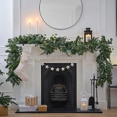 Immagine di Ginger Ray Ghirlanda di bandierine per Camino, Decorazione da Appendere, 3 m, WC 137
