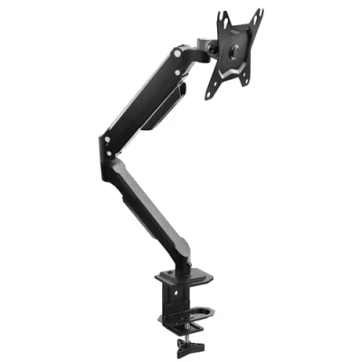 Immagine di Atlantis P022 D306ASN GAS Lift Supporto e Braccio per Monitor PC singolo da 13&quot; a 32&quot;,Max 8Kg. Altezza regolabile, snodabile. Inclinaz +/ 45, Pivot 180, Rotaz 360 Giro 180. Vesa 75/100.